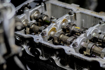 Fototapeta na wymiar engine of a car