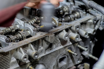 engine of a car