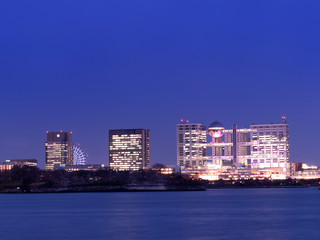 Obraz premium お台場の高層ビル街