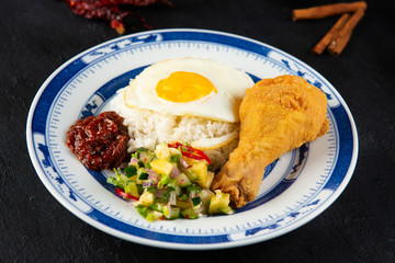 Asian food nasi lemak