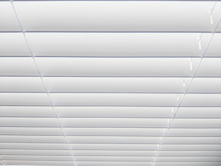 Close-up of Window Blinds - Geometric Shapes and Lines