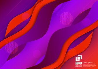 Dynamic Purple Color Textured and Geometric Abstract Background