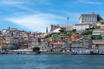 Fototapeta na wymiar Porto Waterfront view in Portugal