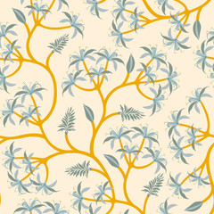 Nature plant branch wallpaper design