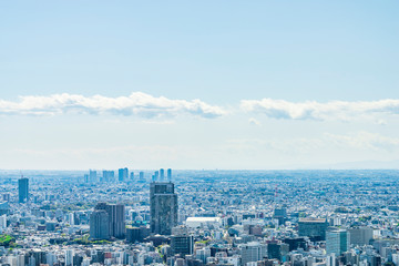 Fototapeta premium 春の東京風景 Tokyo city skyline , Japan