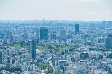 Obraz premium 春の東京風景 Tokyo city skyline , Japan