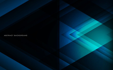 Abstract blue geometric strip pattern background. 