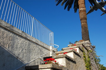 Plane and Stairs