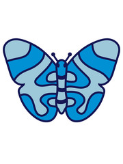 blauer schmetterling silhouette insekt flügel fliegen frühling schön hübsch logo design cool