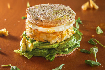 healthy vegetarian sandwich