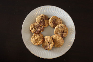 cookies on a plate