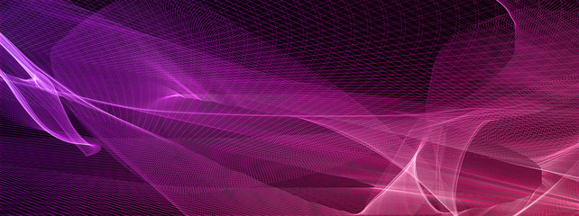 抽象的な光の線