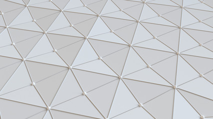 3d illustration of a geometrical surface