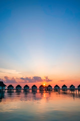 モルディブの夕焼け