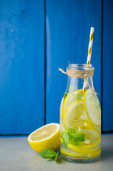 Fresh organic lemonade