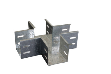 Aluminium curved brackets