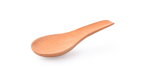 Wooden Spoon Isolated on a white background