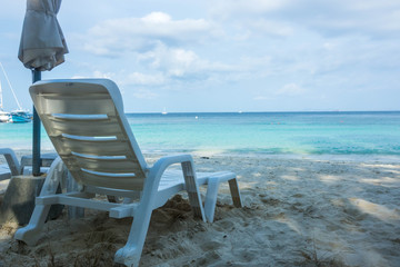 relax time on the beach