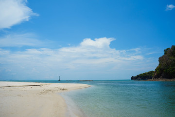 Fototapeta premium tropical beach and sea