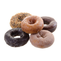 donut or donut with concept on a background.