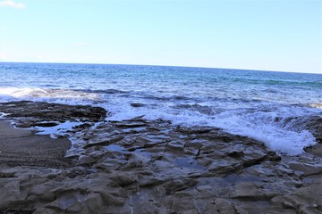 ささき浜（波打ち際）