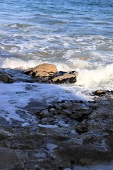 ささき浜（波打ち際）