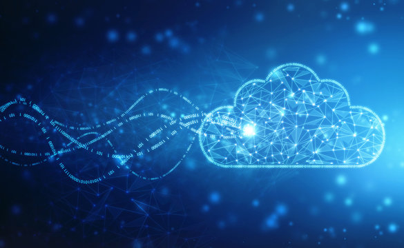 2d rendering Cloud computing, Cloud Computing Concept, Cloud computing technology internet concept background