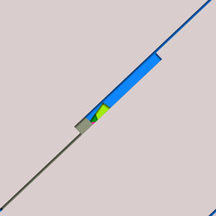 Flat material design - Creative vector trend seamless