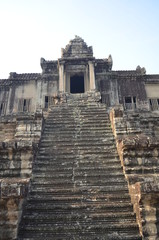 Fototapeta premium ancient temple in angkor cambodia