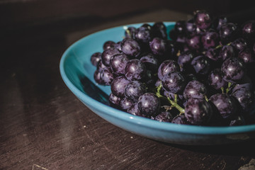 Purple grapes