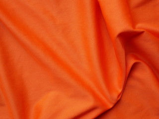 orange sportswear cloth texture,fabric silk background