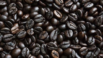 Coffee beans background