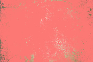 Luxury grunge texture with effect overlay gold. Coral gold background. High quality print.