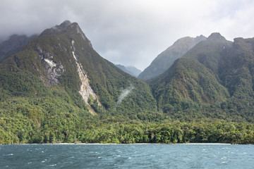 Fototapeta premium scenery at Lake Te Anau, New Zealand