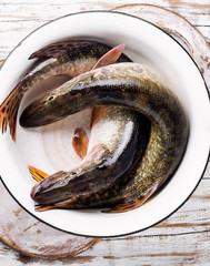 Raw whole fish