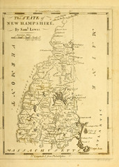Obraz premium Old map. Engraving image. US