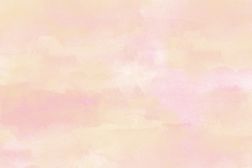 Fototapeta na wymiar Orange and pink watercolor background