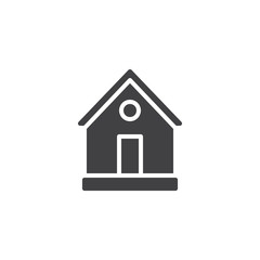 Home, house vector icon. filled flat sign for mobile concept and web design. Small house glyph icon. Symbol, logo illustration. Pixel perfect vector graphics