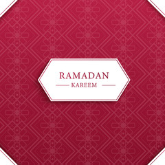 Stock vector arabic pattern template beautiful festival background with islamic ornament