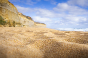 Sand at Beach Summer Background