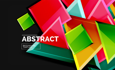 Shiny style geometric background