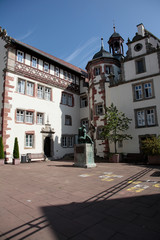 Naklejka premium Back of Town Hall of Bad Hersfeld