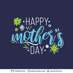 Happy Mother's Day greeting text.