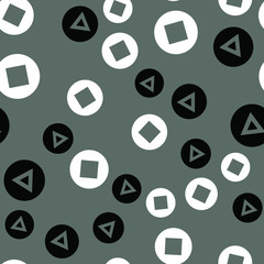 Abstract geometric pattern. Multicolor Figures. Texture for print and Banner. Flat style