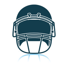American football helmet icon