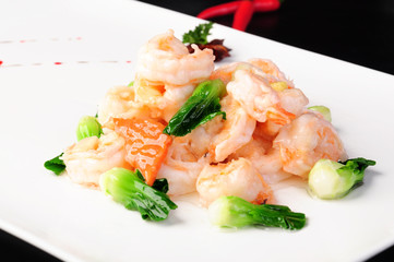 salad with shrimps
