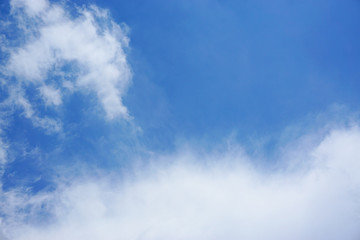 Blue sky with cloud