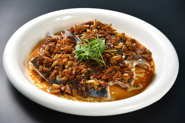 beef noodle soup with meat and vegetables