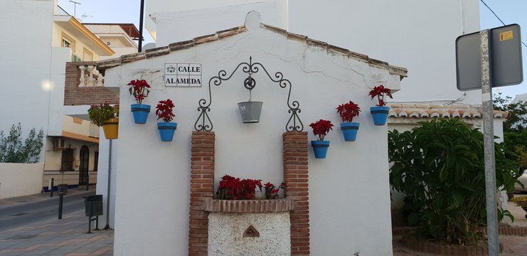 Exterior facade in Mijas Costa