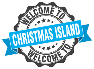 Christmas Island round ribbon seal